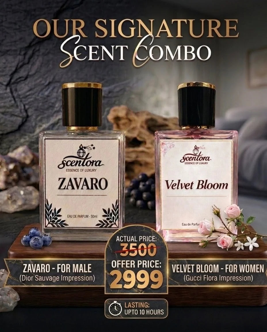 Our Signature Scents: VELVET BLOOM & ZAVARO